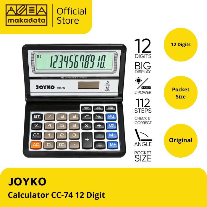 

CALCULATOR / KALKULATOR JOYKO CC-74 (1 PCS)
