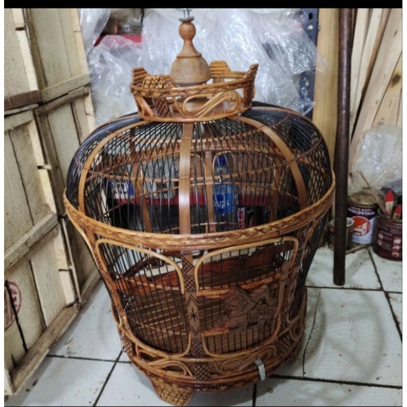 sangkar burung tekukur puter pelung Mataram terlaris
