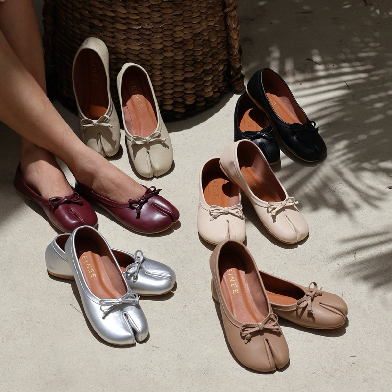 REINEE Solene Tabi Shoes | Sepatu Tabi |  Sepatu Flatshoes | Sepatu Mary Jane | Flatshoes Wanita