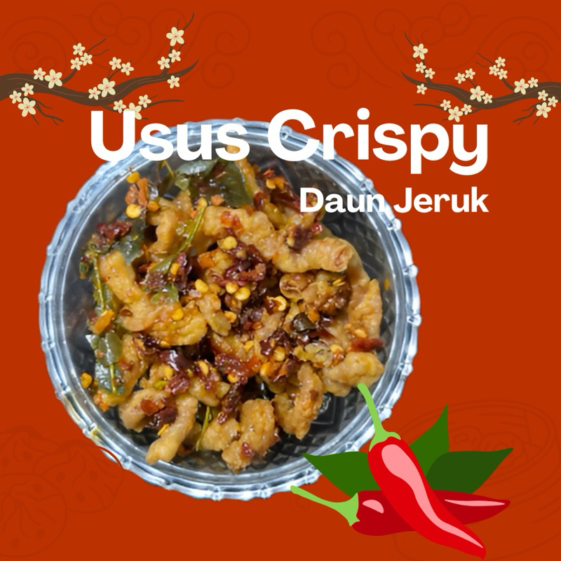 

Keripik Usus Crispy/Usus Krispi Daun Jeruk Pedas 250Gram Cemilan Snack