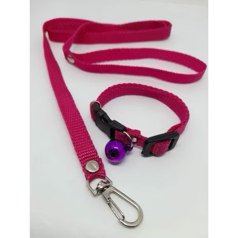 Kalung Kucing isi Lonceng + Tali Panjang