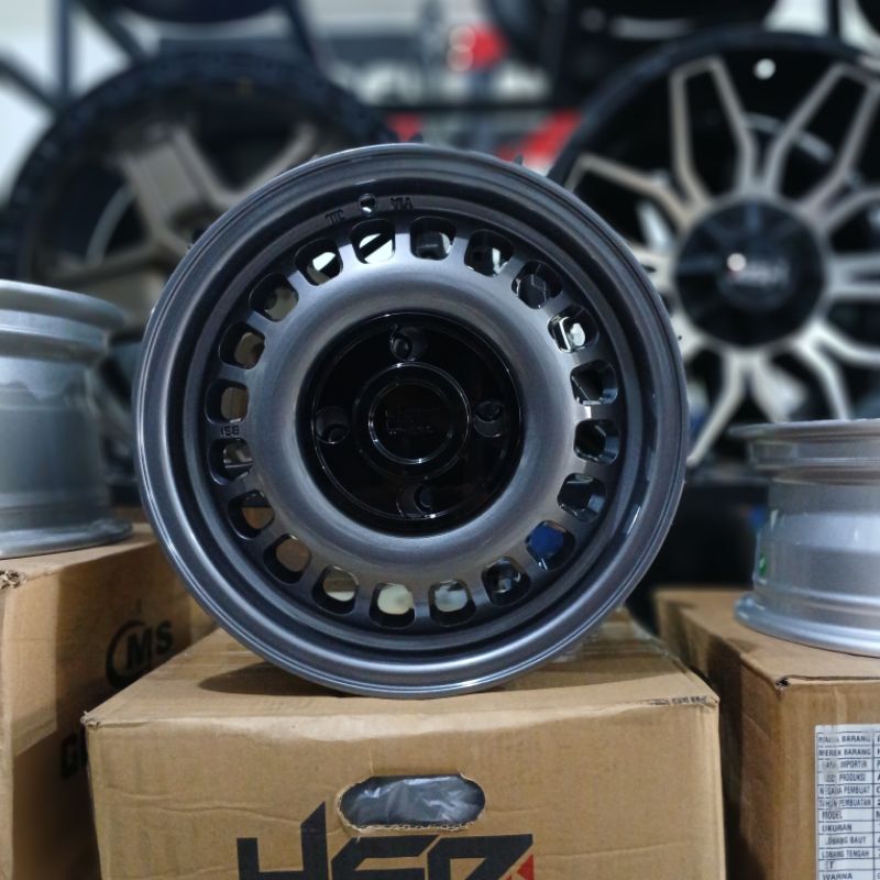 Velg Pelak Mobil Retro Hsr BSI Ring 14 Hyundai Accent, Atoz, Avanza old ,Xenia