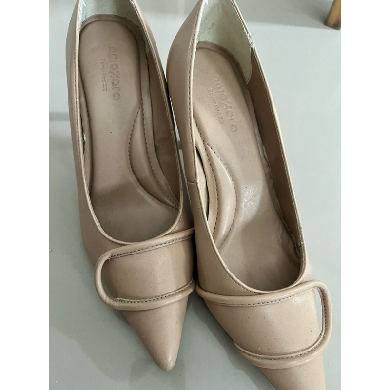 Gladious Heels Iced Coffee Preloved Amazara Tanpa Box