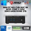 MINI PC MSI CUBI NUC 1M CORE 5 120U FULLSET +RAM +SSD | MSI CUBI NUC 5 120U | BAREBONE