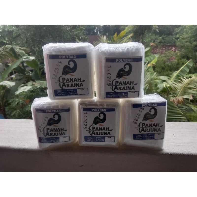Revando45 Polybag Semai 6X8 1000Lembar Plastik Semai,Polibag Benih, Polibag Bening, Polybag Cabai