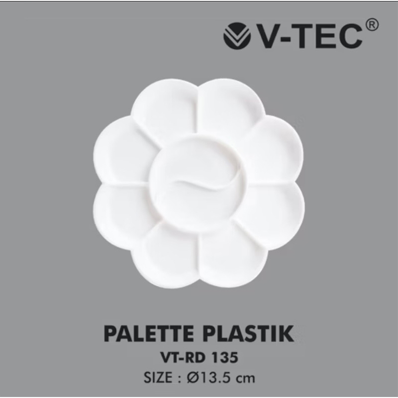 

Palet Cat Air Bunga Putih V-Tec VT-RD 135 & VT-RD 185 / Tempat Cat Air / Piring Cat Air