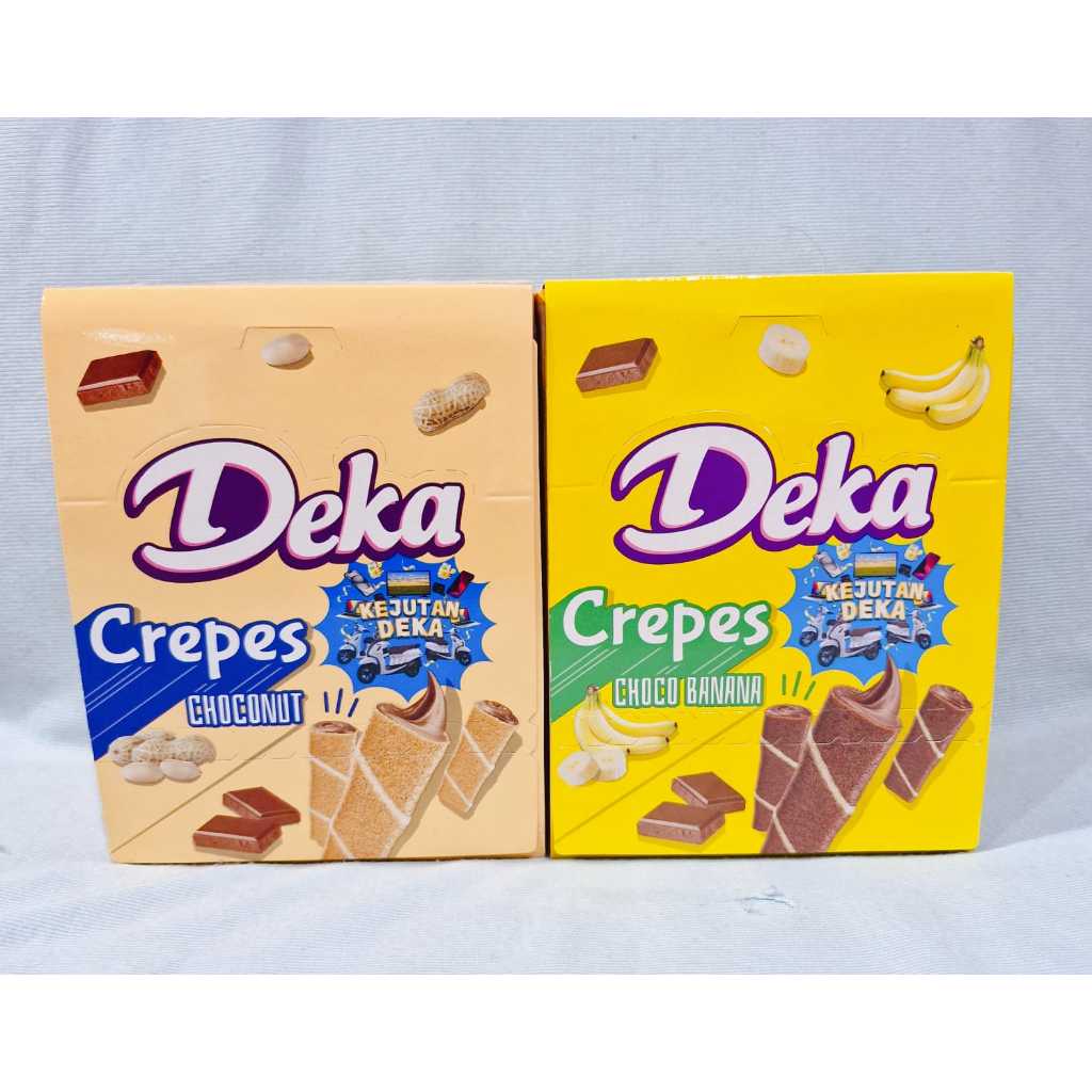 

Deka Crepes Choco Nut / Choco Banana (1 Box isi 12 Pcs)