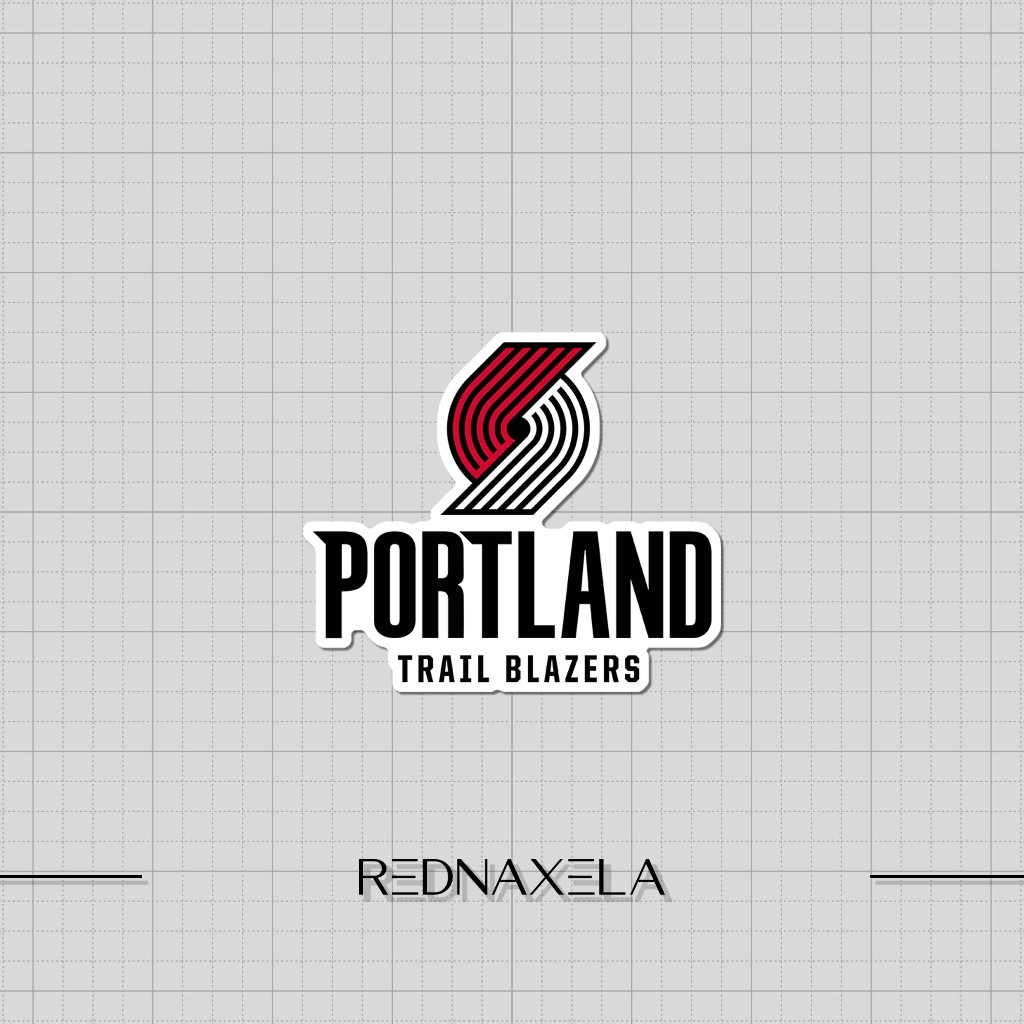 

Stiker Vinyl Portland Trail Blazers NBA Stiker Koper Outdoor Stiker Laptop Waterproof Sticker