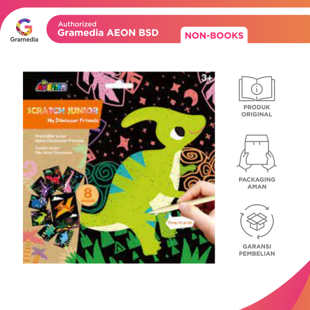 

GRAMEDIA BSD CITY - Scratch Junior My Dinosaur Friends