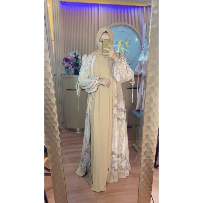 gamis avrilia Azizah set hijab