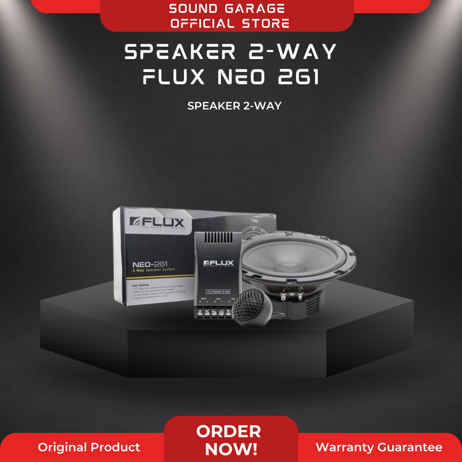 SPEAKER SPLIT 2-WAY 2WAY FLUX NEO SERIES NEO-261