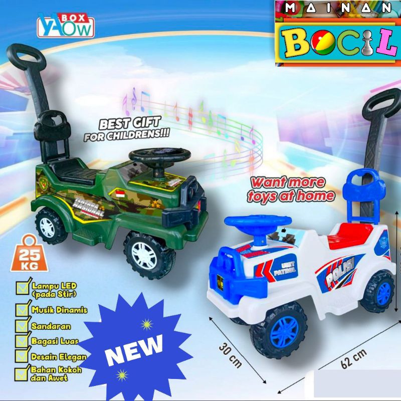 Mainan Anak Mobil Dorong TNI/Polisi BR01