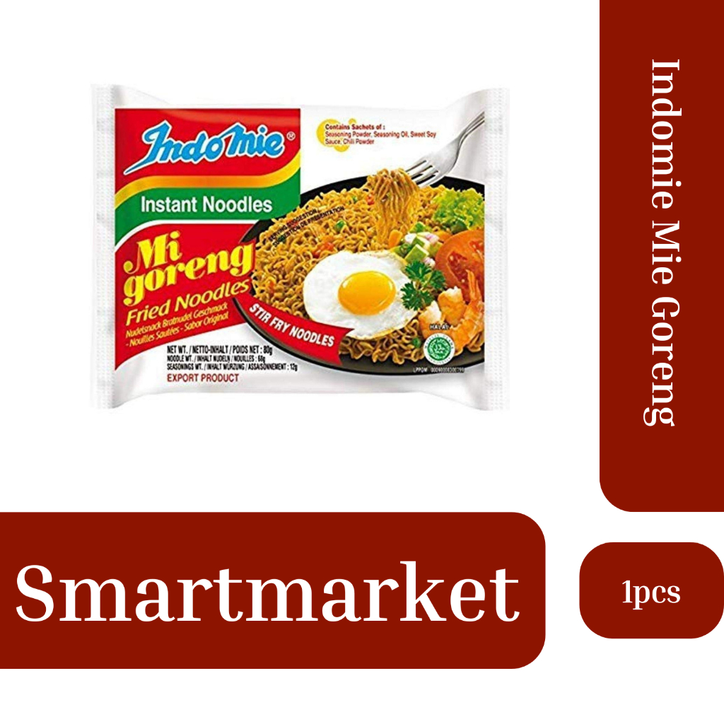 

Indomie Mi goreng I kemasan 1 Pcs I 100%Original
