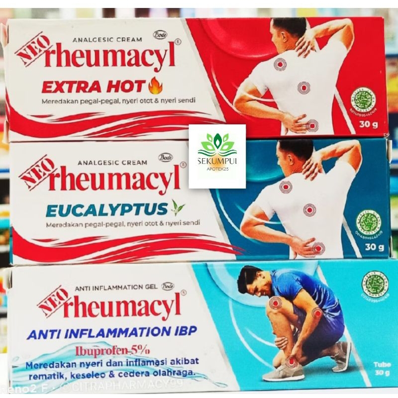 NEO Rheumacyl Extra Hot/NEO Rheumacyl Eucalyptus/NEO Rheumacyl Anti Inflammation (SA)