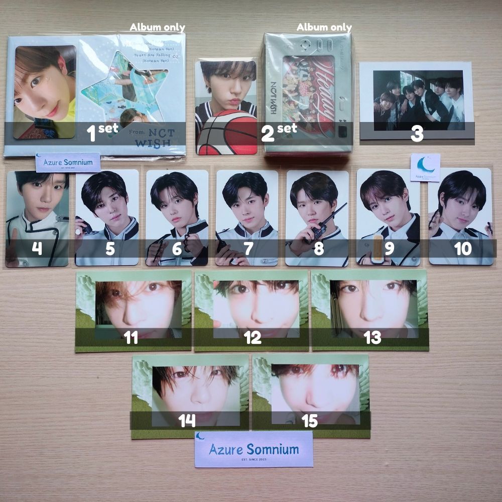 

[FREE PC OFFICIAL] Photocard Official NCT Wish / All About NCT Wish / Official / Original