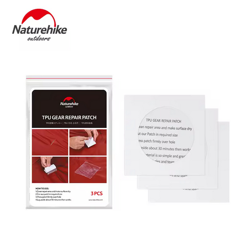 NATUREHIKE NH19PJ086 TPU GEAR REPAIR PATCH - LEM PEREKAT TENDA ANTI BOCOR