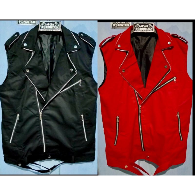 JAKET RAMONES/DOBEL KERAH/JAKET PUNK/ROMPI PUNK FULL RESLETING