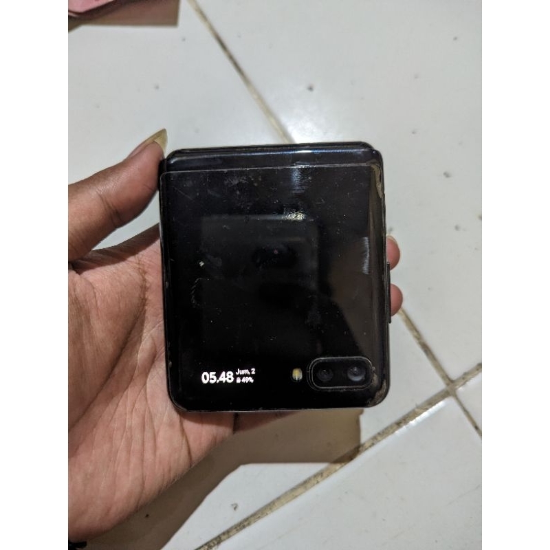 Samsung Z Flip 1 4G Minus LCD, Mesin Normal
