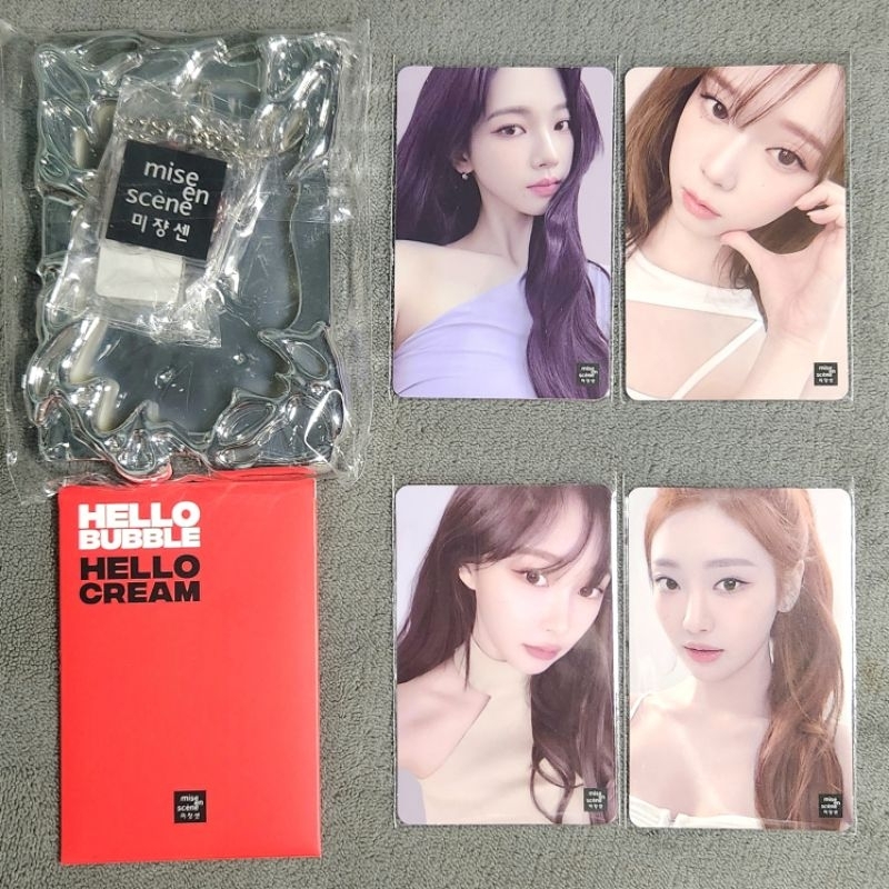 Aespa x Mise en scene Photocard / PC Holder - Official Hello Bubble [Karina / Giselle / Winter / Nin
