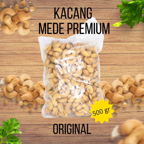 

Kacang Mede matang Premium 500 gram rasa Original
