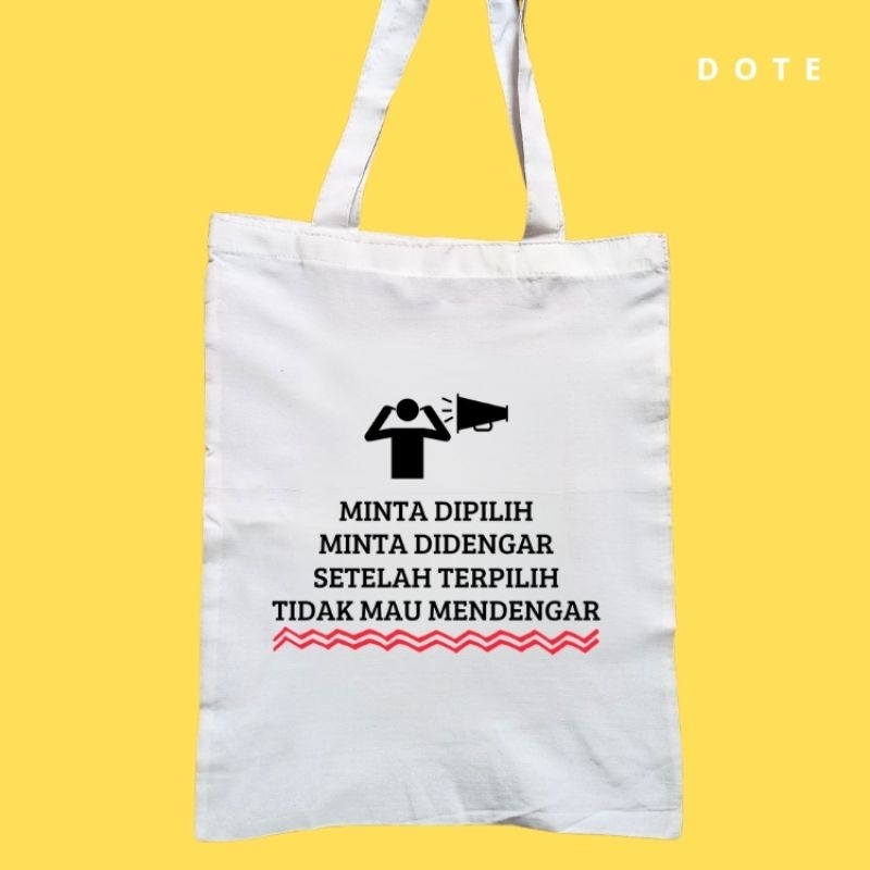 

Goodie Bag Kata Kata Viral, 30 x 40 cm, Desain Minta Didengar