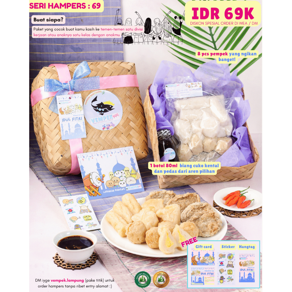HAMPERS PEMPEK LAMPUNG - LEBARAN