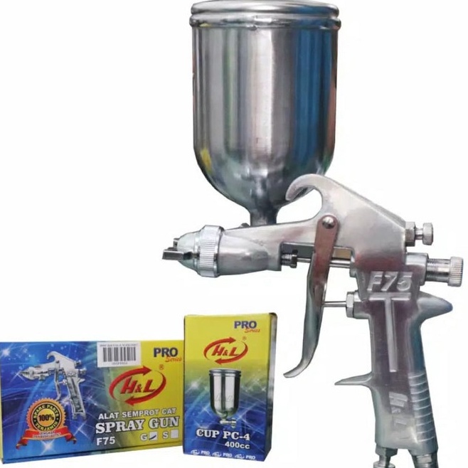 Terbatas Spray Gun HL F75G 4ml Semprotan Cat Duko F75G HL Tabung Atas 4ml