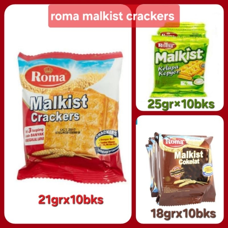 

roma malkist crackers renceng
