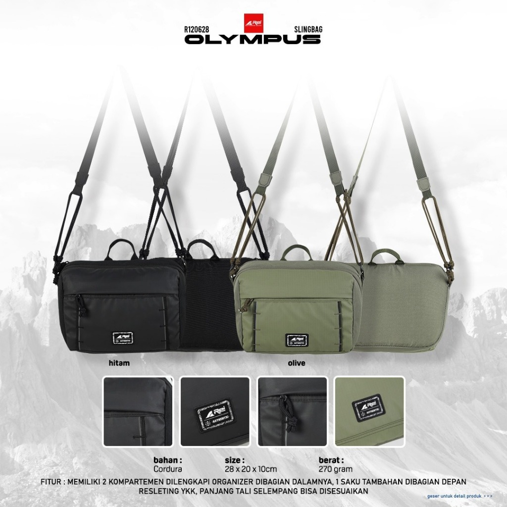 Tas Selempang Arei Olympus Tas Pria & Wanita Arei Outdoorgear