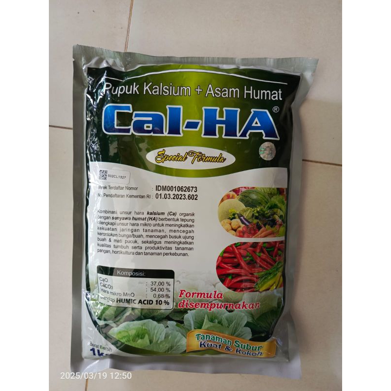 Pupuk Calsium + Humat Cal - Ha