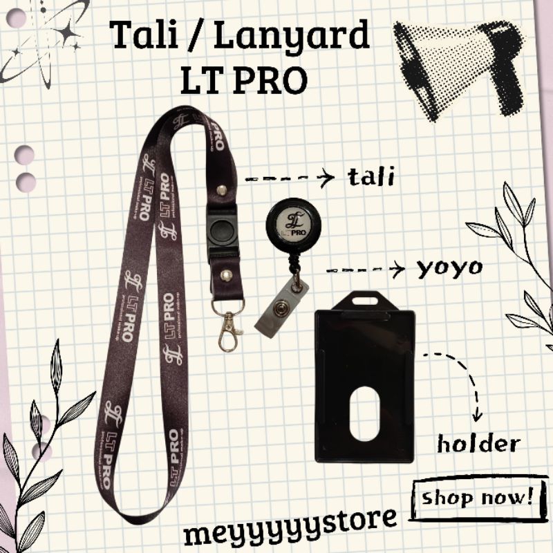 

READYYY Tali Gantungan ID CARD LT PRO / Lanyard LT PRO Cosmetic [STOCK MELIMPAH] Termurahhh Harga Grosir!