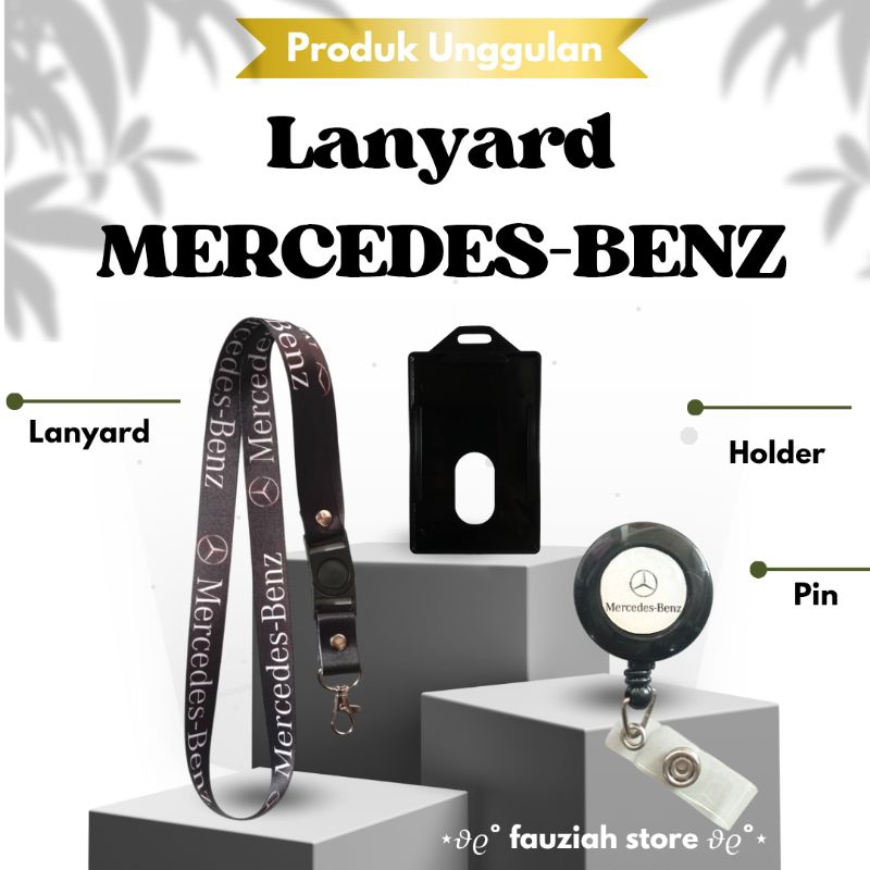 

READY! TALI ID CARD MERCEDES BENZ hitam-hitam / LANYARD MERCEDES BENZ Termurah!!!