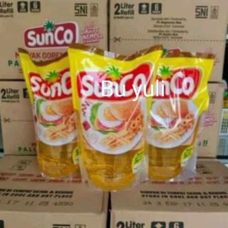 

[ Bu yuli ] Minyak Sunco 2Liter isi 4pc & 3pc