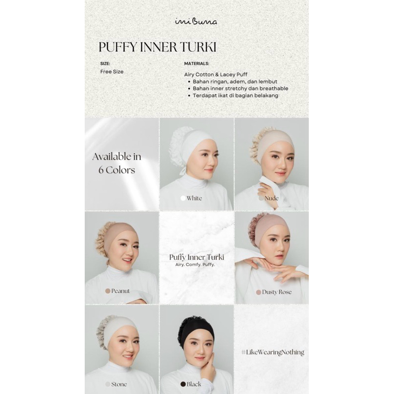 INIBUNA - Puffy Inner Turki