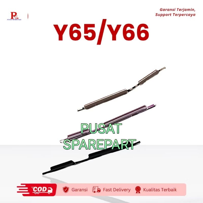 TOMBOL ON OFF + VOLUME VIVO Y65 / VIVO Y66 / TOMBOL LUAR / TOMBOL POWER