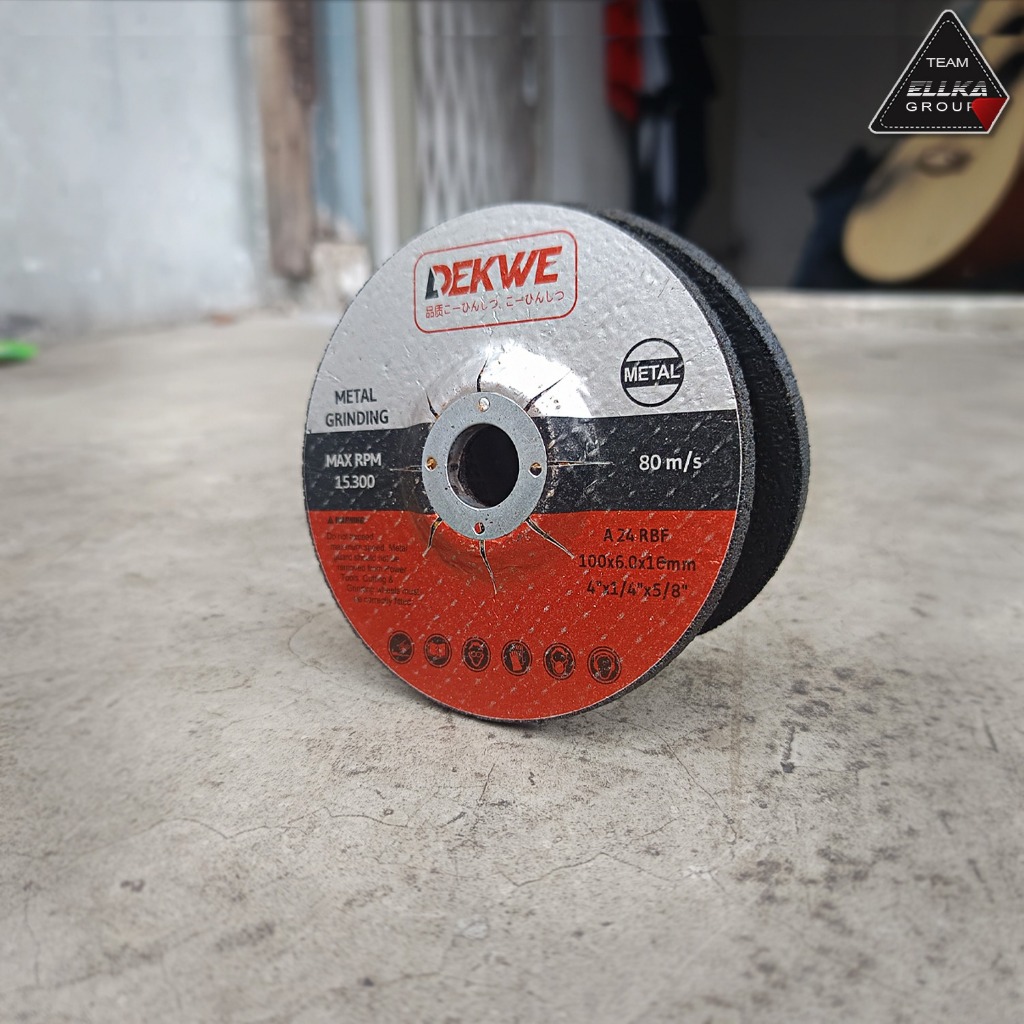 DEKWE Batu Poles Gerinda Ecer Batu Asah 4 inch 4x6