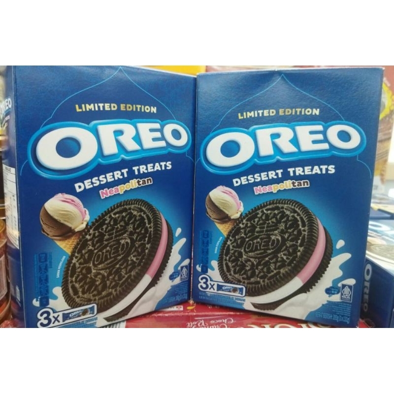 

Oreo Neapolitan Dessert Treats Pack (3 x 131gr) Limited Edition