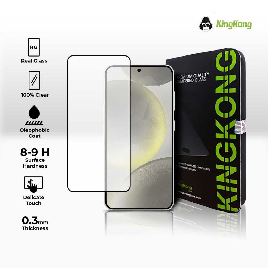 KINGKONG - Tempered Glass Full Lem Galaxy A7 2018