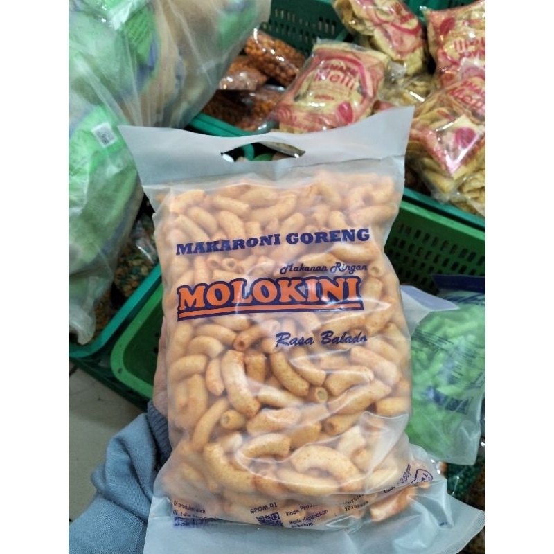 

Snack molokini makaroni goreng renyah gurih 250gram