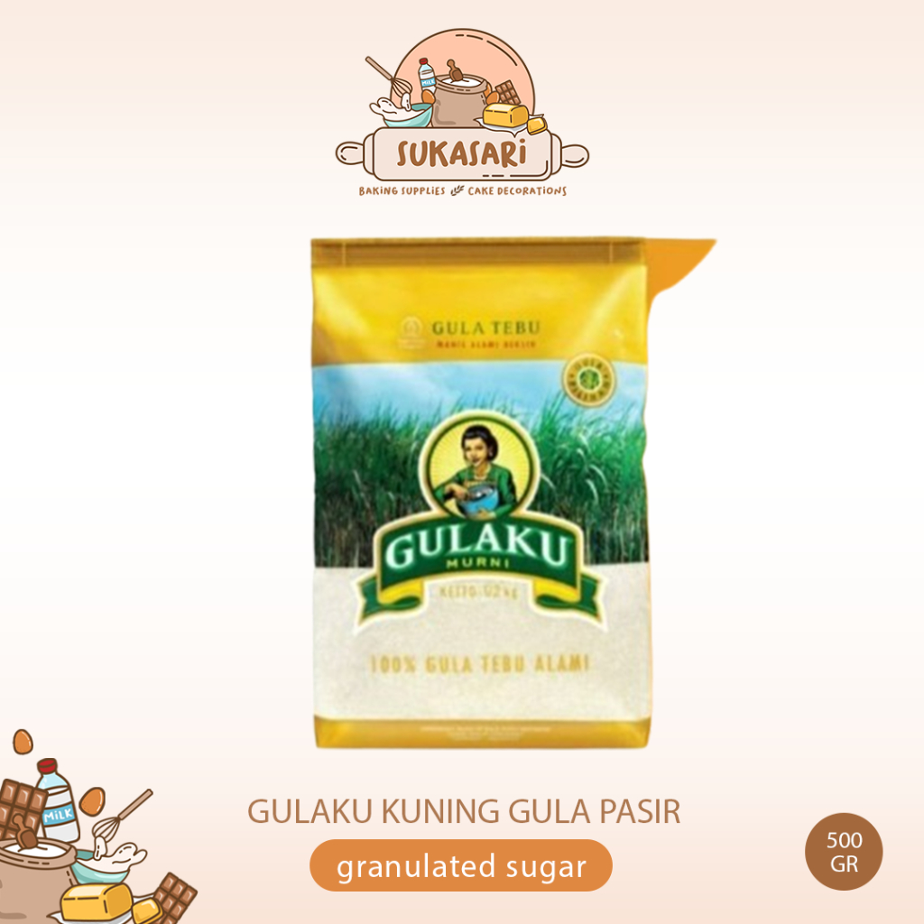 

Gulaku Kuning Gula Pasir 500gr Gulaku Kuning granulated sugar