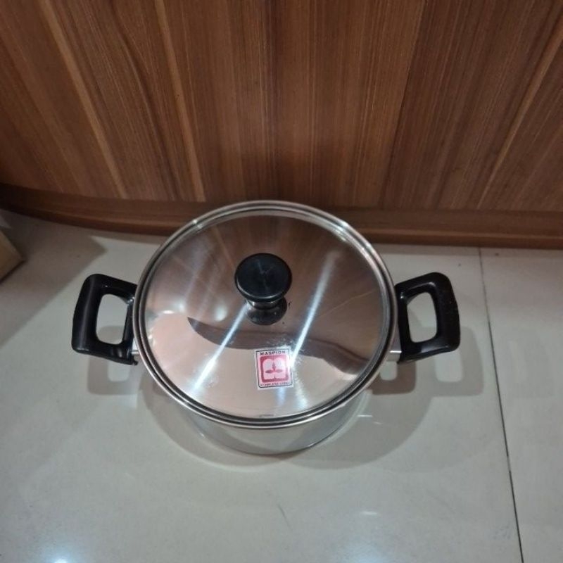 Panci Stainless tutup Maspion