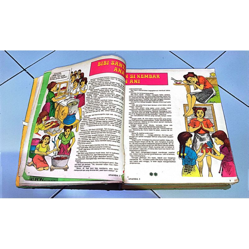 MAJALAH BENDEL MAJALAH ANAK ANAK ANANDA NO 3- 19 THN KE 4 TAHUM 1982