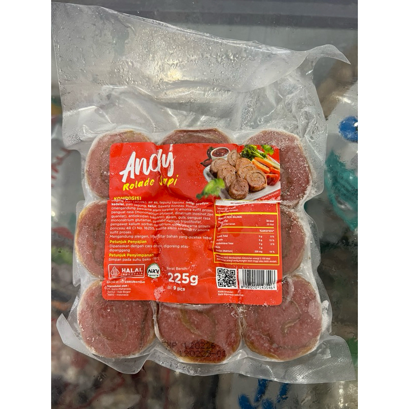 

Rolade Andys isi 9 225 Gram