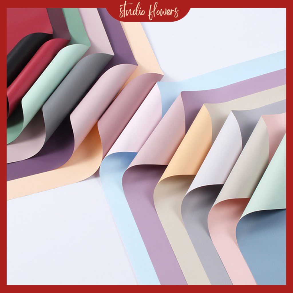 

KERTAS BUNGA BICOLOR WRAPPING PAPER FLOWER WRAPPING BICOLOR TWOTONE CELLOPHANE KB14