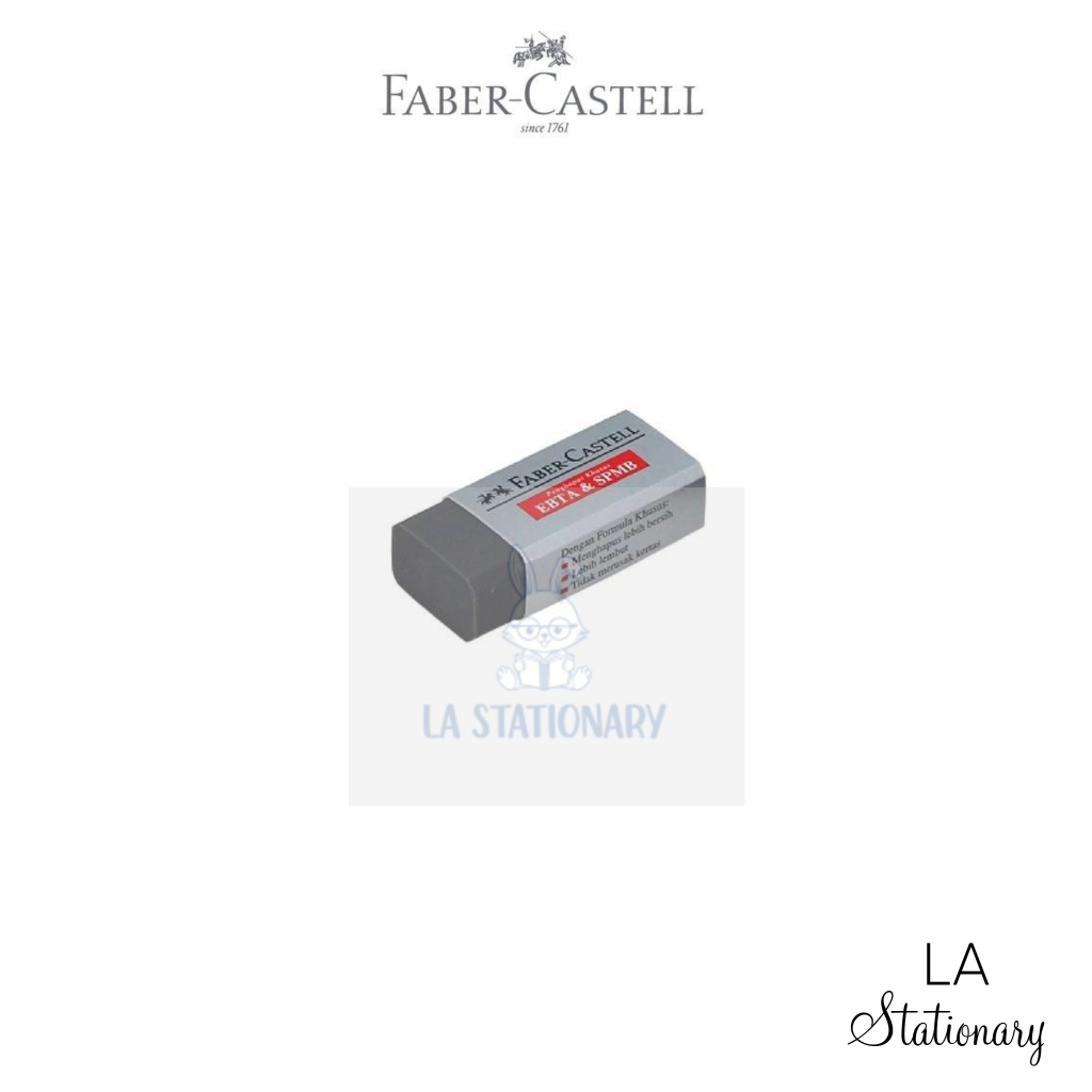 

LS / Penghapus ujian EBTA / Penghapus karet faber castell / setip abu / Penghapus faber castell pcs