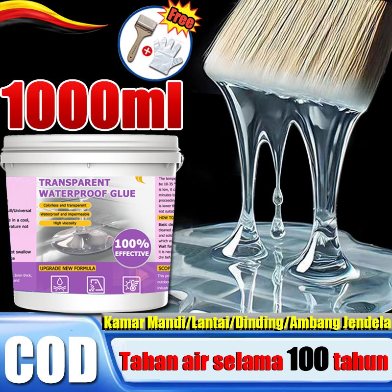 

ucl_gramari - lem anti air transparan 500g super kuat waterproof untuk atap, dinding, kolam
