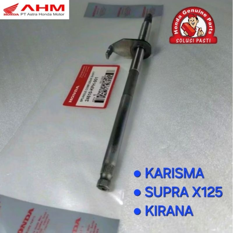 AS OPERAN GIGI PERSNELING KARISMA SUPRA X125 KIRANA ORIGINAL AHM