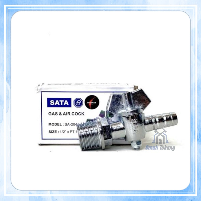 SATA Kran Gas LPG / Kran Gas Water Heater / Kran Kompor Martabak