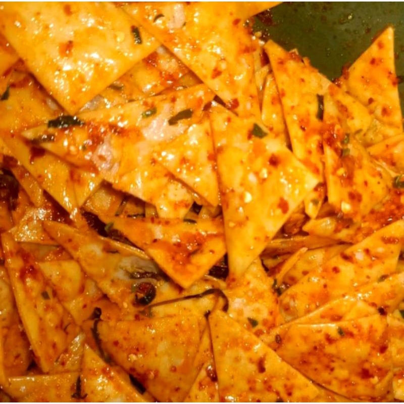 

PANGSIT GORENG 1kg, olahan pangsit, pangsit daun jeruk, cemilan pangsit, PANGSIT