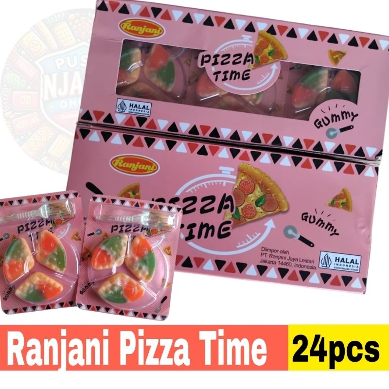 

Ranjani Pizza Time Permen Jeli Bentuk Pizza Box isi 24pcs